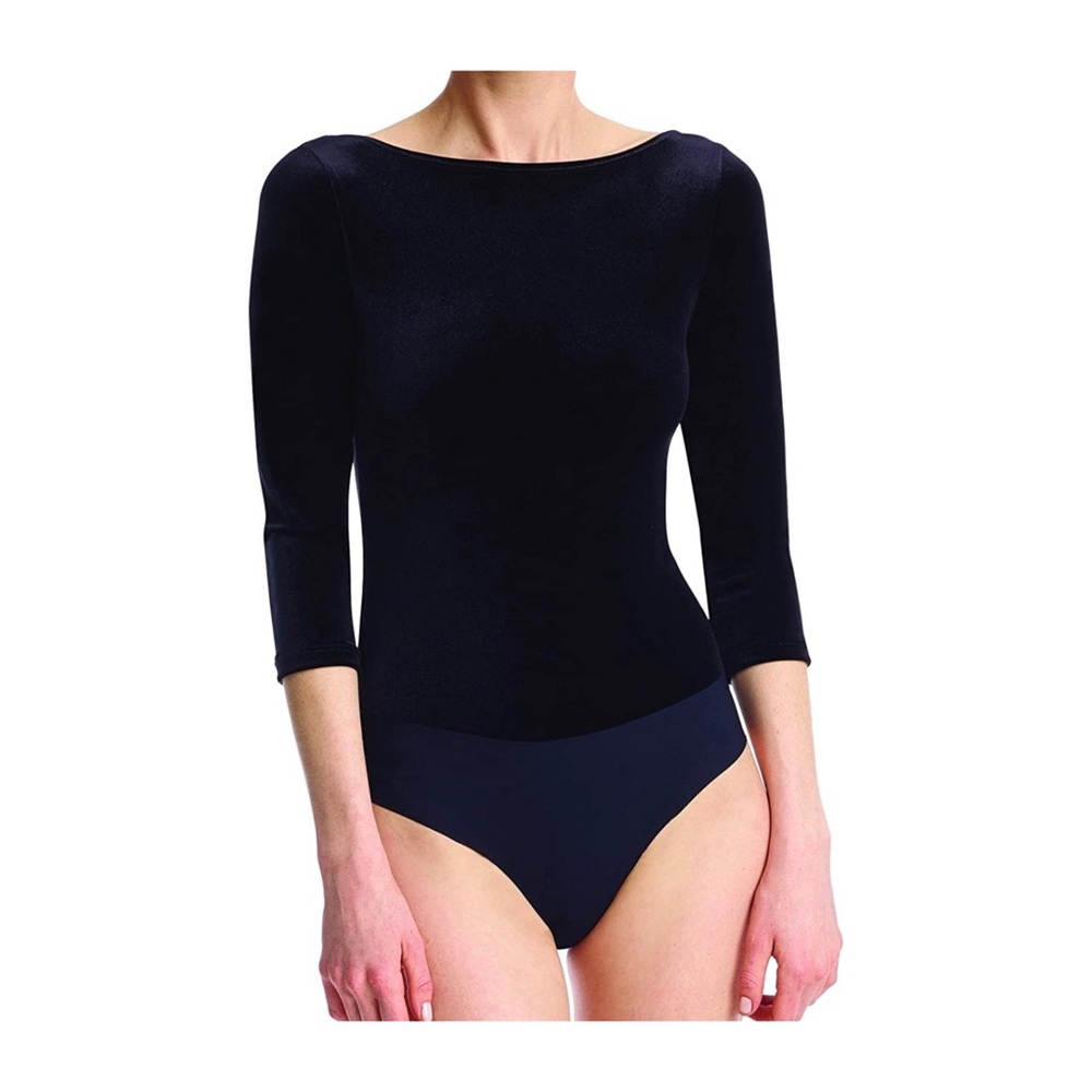 Commando Black Long Sleeve Bodysuit